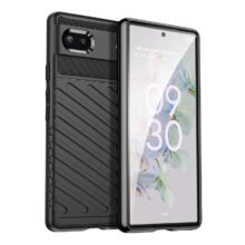 Google Pixel 6a Black Case in soft shockproof TPU - sublimation model