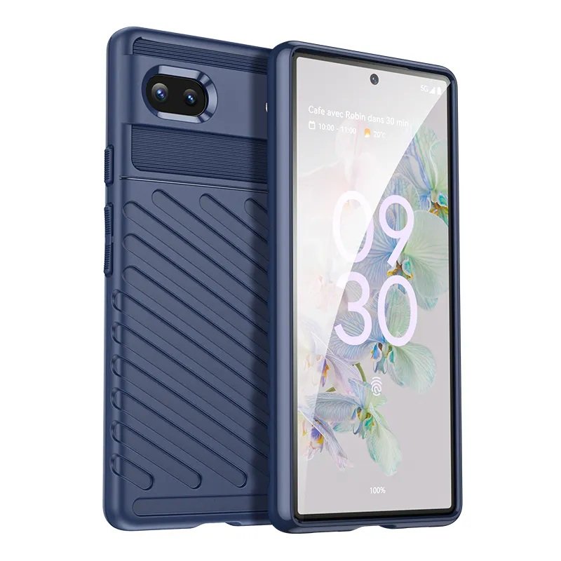 Google Pixel 6a Blue Case in Soft TPU - sublimation model