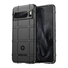 Google Pixel 8 Pro black soft case with squared design