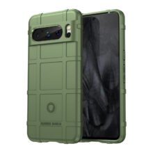 Google Pixel 8 Pro green soft case with squared design